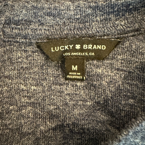 Lucky Brand Women’s Bell Sleeve Blue Pullover Sweater Size Medium - Picture 4 of 5